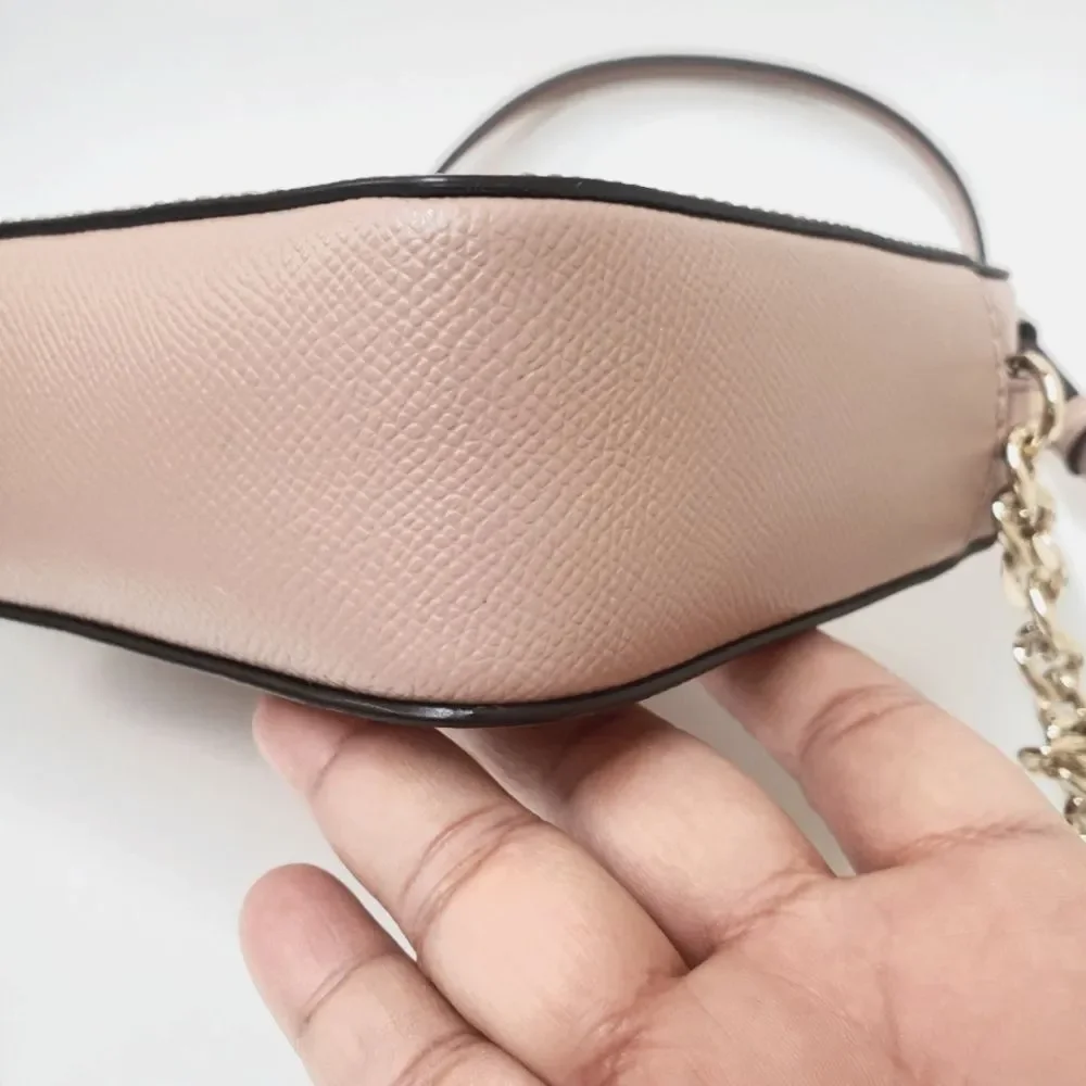 MICHAEL KORS Blush Pink Pebbled Leather Crossbody Bag – PS-1805